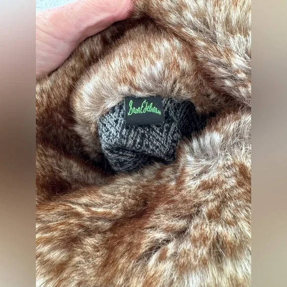 Sam Edelman Orlando suede knee-high boots with faux-fur cuff 9 - Picture 8 of 16